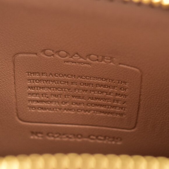 COACH Snap Wallet In Signature Canvas Halloween Pumpkin CCR19 2025 NEW NWT - Picture 16 of 16